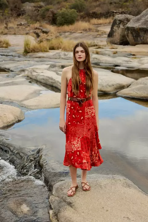 VESTIDO SOULISH HANKY RED / WANAMA