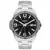 Relógio Masculino Orient Prata e Preto P2SX - comprar online