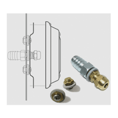 Artef. piscina acero inox. - embutir - Electricidad Escobar