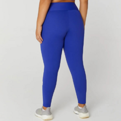 Legging Essentials Cós com Sustentacao Plus Size Azul Total Alto Giro - Fitlet Moda Fitness e Moda Praia | 6x s/juros frete grátis Sul e Sudeste