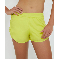 Imagem do Shorts Sobreposto com Regulagem e Bolso Verde Lime Alto Giro