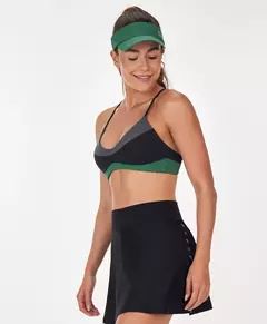 Top Dupla Face Alças Finas Tássia Naves AG Preto Alto Giro - Fitlet Moda Fitness e Moda Praia | 6x s/juros frete grátis Sul e Sudeste