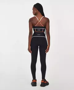 Legging Galões com Detalhe no cós Preto Alto giro - comprar online
