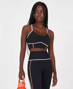 Top Alcinha Corset Preto Alto Giro na internet