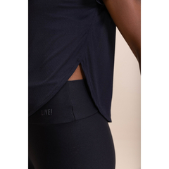Camiseta Comfort Breath Noir Black Live! - Fitlet Moda Fitness e Moda Praia | 6x s/juros frete grátis Sul e Sudeste
