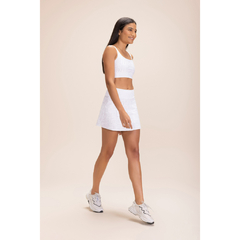 Saia Sport White Live! - Fitlet Moda Fitness e Moda Praia | 6x s/juros frete grátis Sul e Sudeste