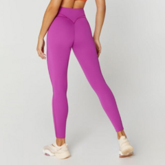 Legging Push Up Roxo Euforia Alto Giro
