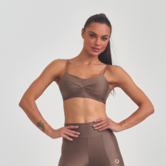Top Atletika Franzido Classico Castanho Caju Brasil