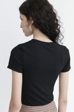 Remera c/Puntilla (7875) - comprar online