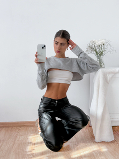 Buzo Corto Crop (7516) - Sixtina Jeans 