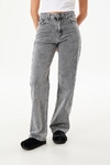 Wide Leg Mid Waist Grey(712)