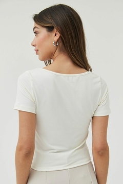 Remera corta c/espejo (7878) - tienda online