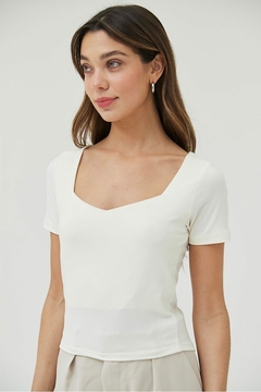 Remera corta c/espejo (7878) - comprar online