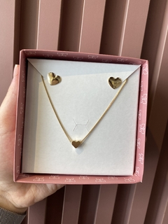 Conjunto coração mini
