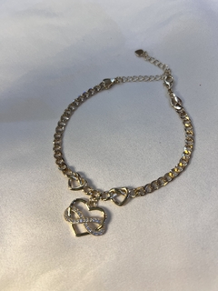 Pulseira coração na internet