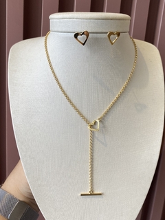 Conjunto gravata coração - comprar online