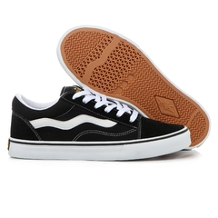 TÊNIS MAD RATS OLD SCHOOL PRETO BRANCO ORIGINAL