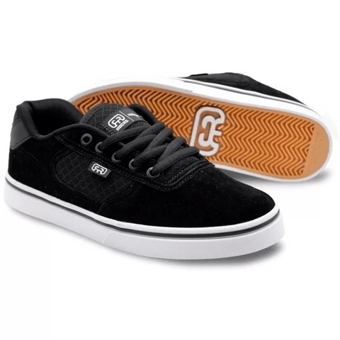 TÊNIS HOCKS FLAT LITE BLACK/WHITE