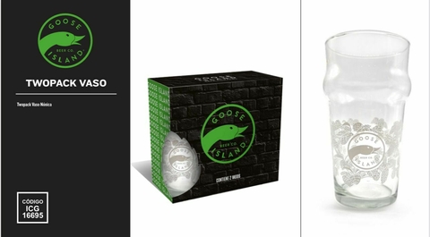TWO PACK Goose Island VASO - comprar online