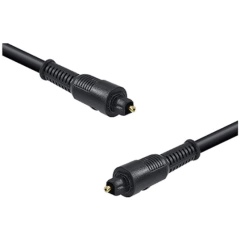 CABO DE FIBRA OPTICA TOSLINK 10,0M PRETO VINIK