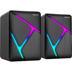 CAIXA DE SOM GAMER LETRON RAINBOW 3W USB - comprar online