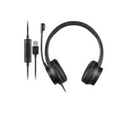 HEADSET COM FIO HF1100 USB/USB-C PRETO PH501 - comprar online