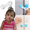 Trava Multiuso para Gavetas e Armários Trava de Segurança trava porta bebê Kit com 2