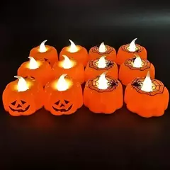 MINI VELAS HALLOWEEN PARA DECORAÇÃO