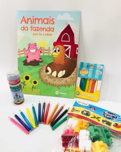 Kit quarentena para Crianças com Livrinho de historias e colorir - comprar online