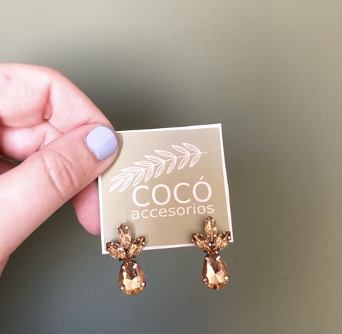 Aros Piña Gold
