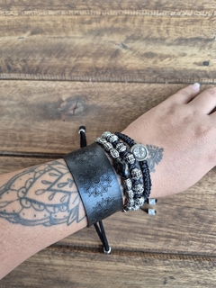 Imagem do Mix De Pulseiras Boho Olho Grego ou Mandala Preta