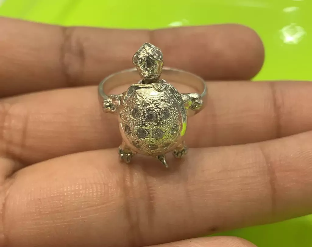 Anillo De Plata Tortuga APPD15