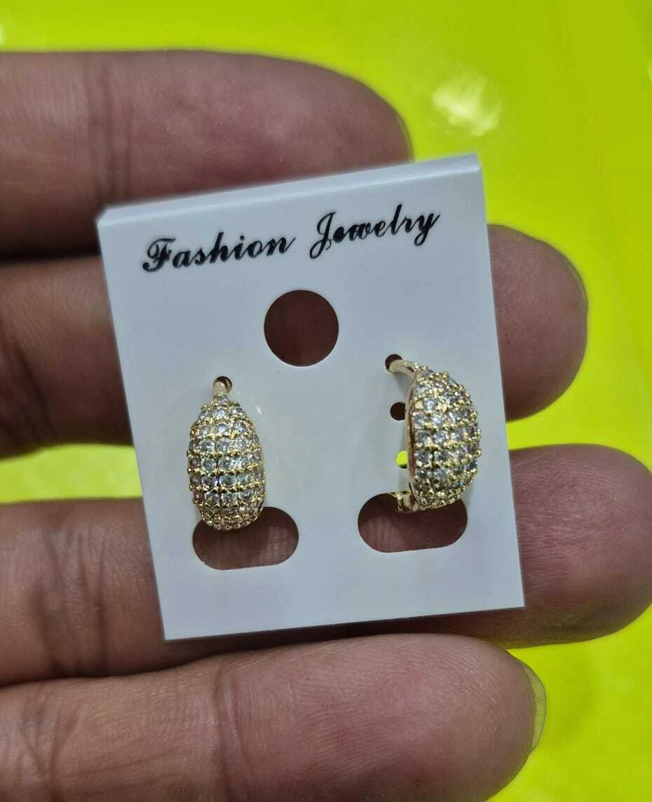 Arete Chapa De Oro de 14 KT Mod AR22