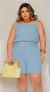 Conjunto Plus Short/Blusa Alcinha