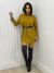 Vestido Curto Lãzinha Paola Manga Longa - Atual Malhas