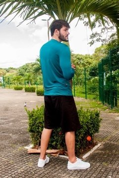 Camisa Uv Verde Petróleo