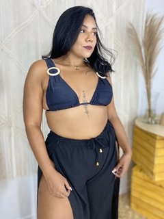 Calça Envelope Botão na internet