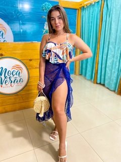 Saia envelope com babado - loja online