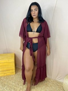 Saída Longa Kimono LUXO - Moça Verão