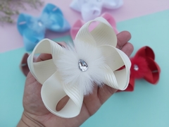 Laço Boutique Organza Pompom - BeLaços