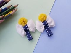 Parzinho Pompom Escolar