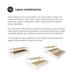 CAMAS SUPERPUESTAS - Berço. Muebles y Diseño.