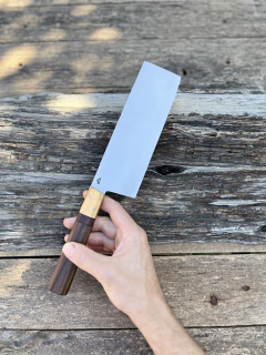 Imagen de Nakiri Media Espiga Inox, olivo y Guayubira