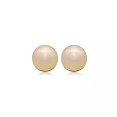 Brinco Botton Fosco Gold Flat 14MM na internet