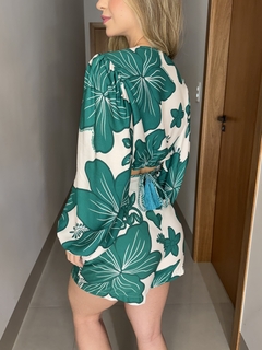 Short Saia Transpassado Estampado - loja online