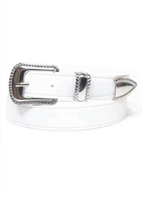 TEXANO ALBA. CUERINA PASE 25 MM. BLANCO