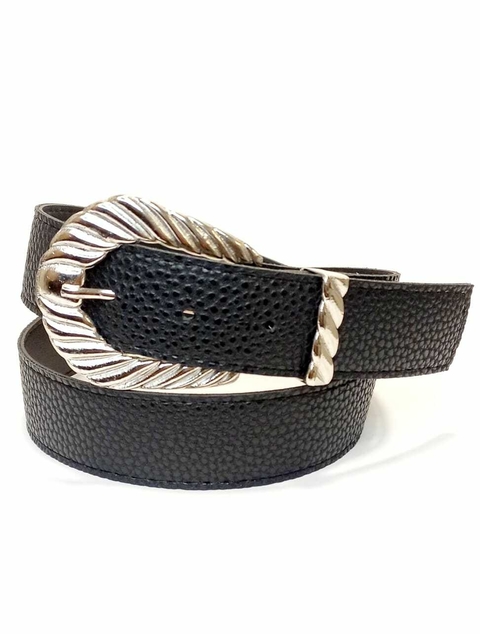 HEBILLA ADRI . CUERINA. PASE 30 MM. NEGRO.