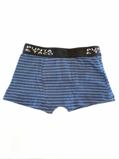 Boxer niño azul