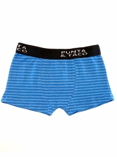 Boxer niño azul francia