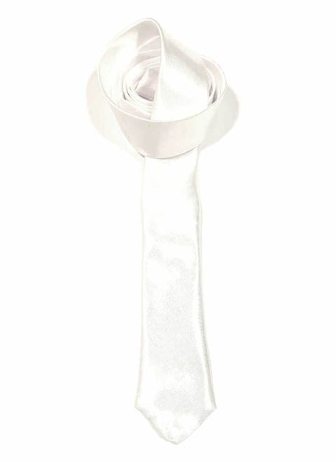 Corbatín adulto blanco